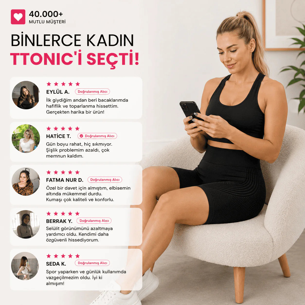 3'lü Etki Şortu, Lipödem, Selülit, Kalça Kaldırma